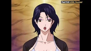 Super Busty MILF first Threesome - Hentai.xxx